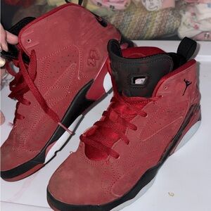 Jordan Kids Shoes in Red and Black